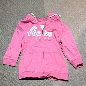Aeropostale Pink Zip-Up Hoodie
